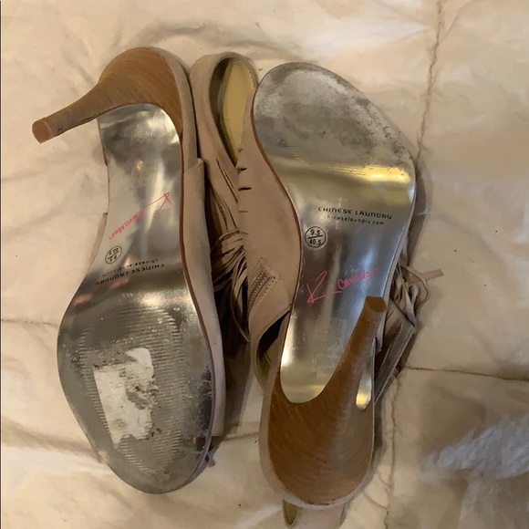 Suede fringe heels - Picture 2 of 3